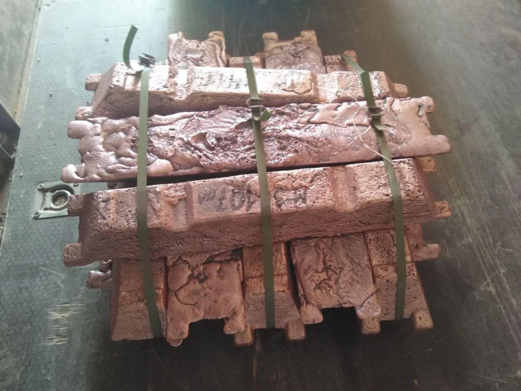 Медная чушка М2 ГОСТ Р 57376-2016