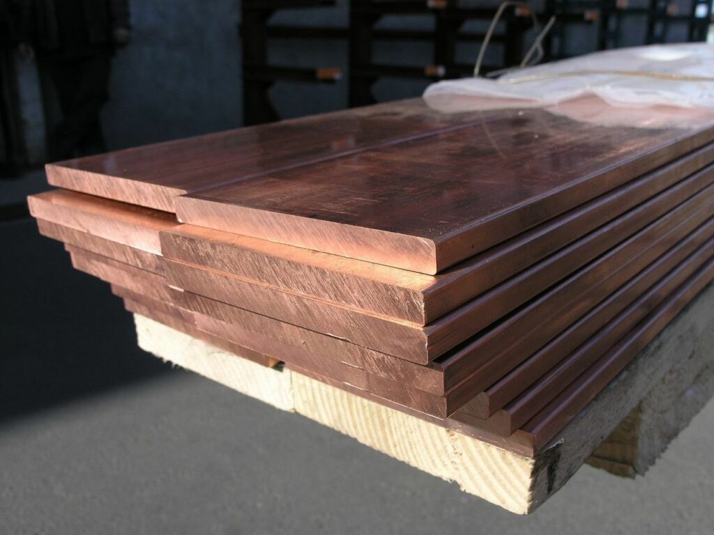 Медная полоса 2 мм М1 ГОСТ 1173-2006