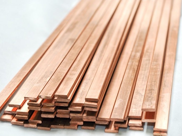 Медная шина 7 мм 50 мм ШМТ ГОСТ 434-78