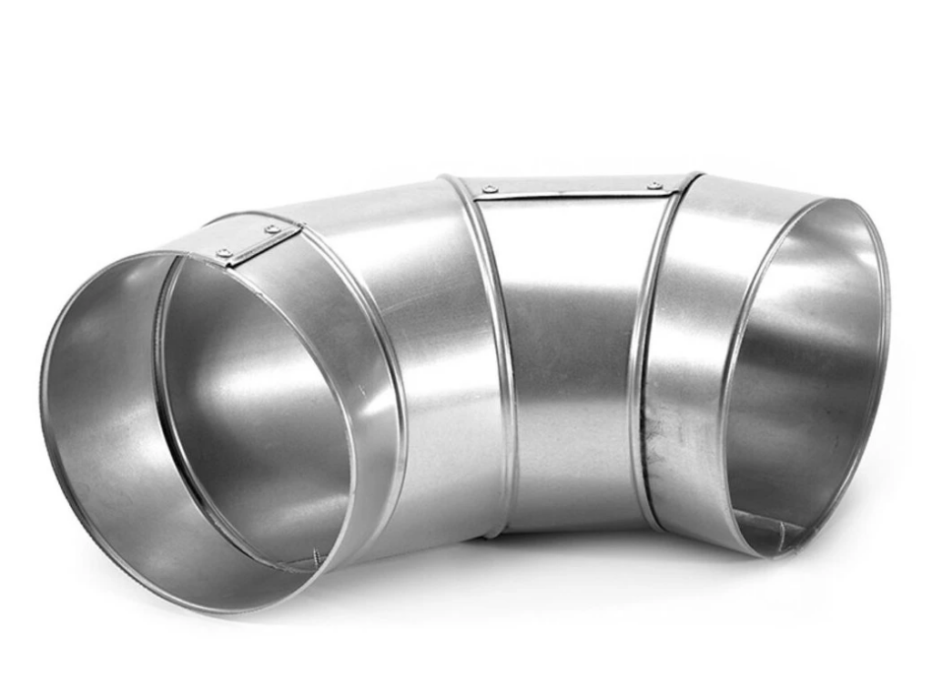 Отвод кожуха из нержавеющей стали 180 мм