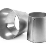 Переход кожуха из нержавеющей стали 165 мм