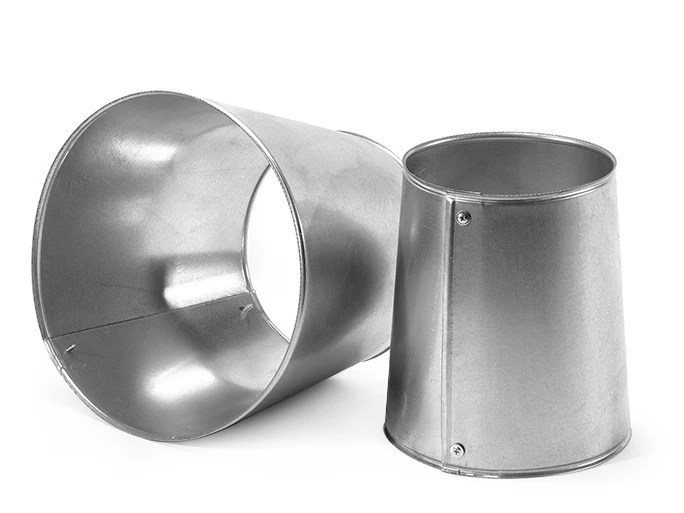 Переход кожуха из нержавеющей стали 100 мм